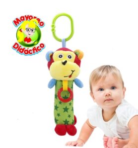 4446 *Sonajero Textil* (8x25 cm.) 3 Diferentes. - Imagen 3