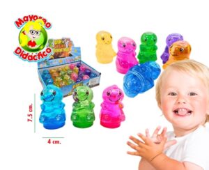 8397 *MINI Slime Dino* (4x7.5 cm.) 24 Pcs. - Imagen 2