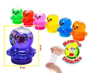 8892 *MINI Slime Pulpo* (4x6 cm.) 24 Pcs. - Imagen 3