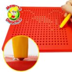 4561 *Tablero Magnético de Dibujo* (22x18 cm.) 380 Cuentas Magnéticas - Imagen 5