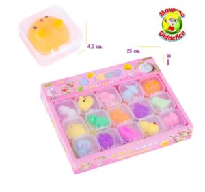 8590 *Caja c/48 MINI CAJITAS de Squishy* (30 x23 cm.) - Imagen 3