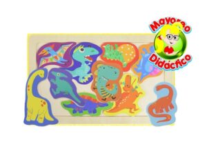 5010 *Rompecabezas Siluetas de Colores* (21.5x14 cm.) 9 Pcs. Madera. 8 Diferentes. - Imagen 10