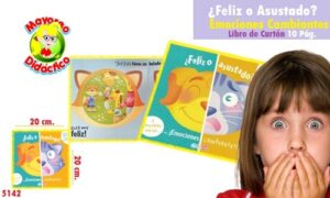5135-5142 *Feliz Asustado* (20x20 cm.) 10 Pág. Interactivas de Cartón. - Imagen 2