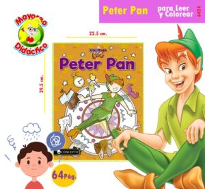 6424 *PETER PAN para Leer y Colorear* (22.5x29.5 cm.) 64 Pág. - Imagen 2