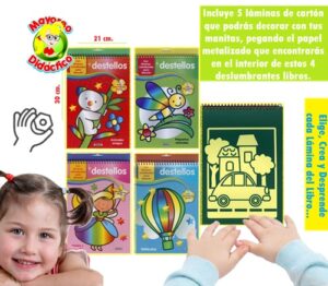 6616 *Destellos Metalizados* (21x30 cm.) 5 Pág.+5 Láminas Metalizadas. - Imagen 2