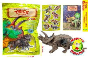 9129-9150 *Dinosaurio+Libro+Stickers* (21.5 x29.50 cm.) TRICE RATOPS - Imagen 2