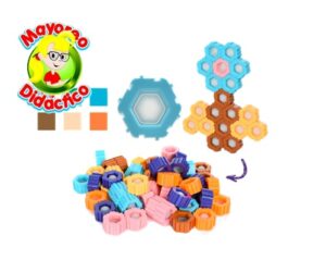 0452 *Blocks de Construcción Popit* (14.5x14 cm.) Blíster c/6 Pcs. - Imagen 4