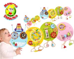 1707 *ORUGA DE COORDINACIÓN Tablero de Multi-Actividades e/Madera* (104x39 cm.) - Imagen 3