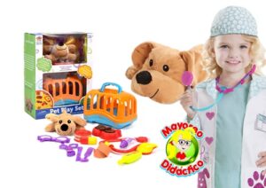 5597 *Juego de Veterinario con Transportador PERRO* (37x19 cm.) 19 Pcs. - Imagen 2