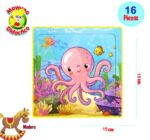 0783 *Rompecabezas de Madera* (15x15 cm.) 16 Pcs. 32 Diferentes - Imagen 21