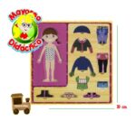 6676 *Rompecabezas de Madera Prendas de Vestir* (30x30 cm.) 2 Diferentes. - Imagen 2