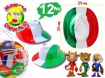 4489-12 *Bolsa c/12 Sombreros Plásticos Tri-Color* (22x29 cm.) - Imagen 2