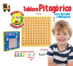 6834 *Tablero Pitágoras* (24x23 cm.) Tablero +100 Barajas +2 Dados + 4 Torres. - Imagen 5