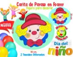 4503 *Carita de Payaso en Foamy CHICA* (20 cm.) - Imagen 2