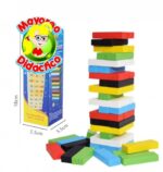 7173 *Jenga de Madera de Colores* (5.5x18 cm.) 51 Pcs. - Imagen 3