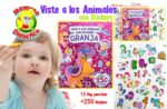 7413 *Animales c/Stickers para Vestir* (21.5x26 cm.) 15 Pág.+250 Stickers - Imagen 2