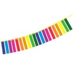 4498 *Enramada Plástica Lluvia de Colores* (5 mts.) INDIVIDUAL