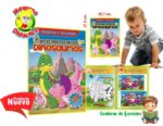 7480-1*Juegos y Colores c/Stickers DINOSAURIOS* (20.7 x 27.5 cm.) 48 Pág. - Imagen 2