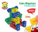0923 *Cubos Magnéticos Translúcidos* (4 cm.) Caja c/24 Pcs. - Imagen 2