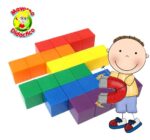 1714 *Cubos Magnéticos de Colores Solidos* (4 cm.) Caja c/24 Pcs. - Imagen 3
