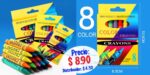 6869 *Crayola Caja c/8* (6.50x10.5 cm.) - Imagen 2