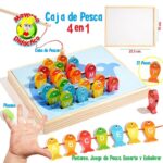 8925 *Caja de Pesca 4 en 1 BALLENA ABC* (23.5x19 cm.) 30 Pcs. - Imagen 4