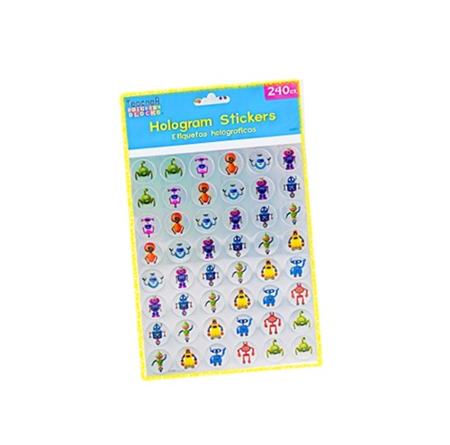 2422-MARCIANOS-PORTADA 2422 *Stickers Holográficos ASTRONAUTAS* (16x26 cm.) 240 Pcs. - Imagen 1
