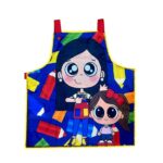 4511 *Jumper Largo BOTONES NIÑA p/Educadoras Ajustable* (65x85 cm.) 100%Poliéster.