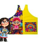 4512 *Mandil-Jumper RAYITA AL CENTRO Maestra* (70x75 cm.) Ajustable en Poliéster