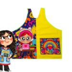 4512 *Mandil-Jumper RAYITA AL CENTRO Maestra* (70x75 cm.) Ajustable en Poliéster