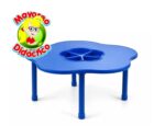 4706 *Mesa Juguetera AZUL Cubierta d/Madera Altura Ajustable Reforzada c/Acero* 100x 48 a 60 cm.) - Imagen 2