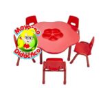 4706 *Mesa Juguetera ROJA Cubierta d/Madera Altura Ajustable Reforzada c/Acero* 100x 48 a 60 cm.) - Imagen 3