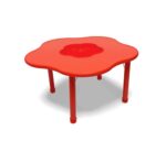4706 *Mesa Juguetera ROJA Cubierta d/Madera Altura Ajustable Reforzada c/Acero* 100x 48 a 60 cm.)