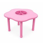4706 *Mesa Juguetera ROSA Cubierta d/Madera Altura Ajustable Reforzada c/Acero* 100x 48 a 60 cm.)