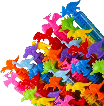 1062-PORTADA 1062 *Caja de Burbujas Siluetas de DINOSAURIOS* (10x11.5 cm.) 48 Pcs. - Imagen 1