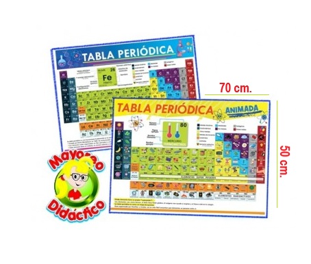3458 3458 *Tabla Periódica Poster Couche Grueso* (70x50 cm.) - Imagen 1