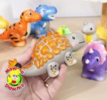 4518 *DINO Squishy de Esponja en Red* (8x13 cm.) INDIVIDUAL 9 Diferentes. - Imagen 2