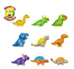 4518-12 *BOLSA c/12 DINO Squishy de Esponja en Red* (8x13 cm.) INDIVIDUAL 9 Diferentes. - Imagen 2