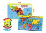 9321 *República Mexicana y Continentes Póster Couche Grueso* (70x50 cm.) - Imagen 2